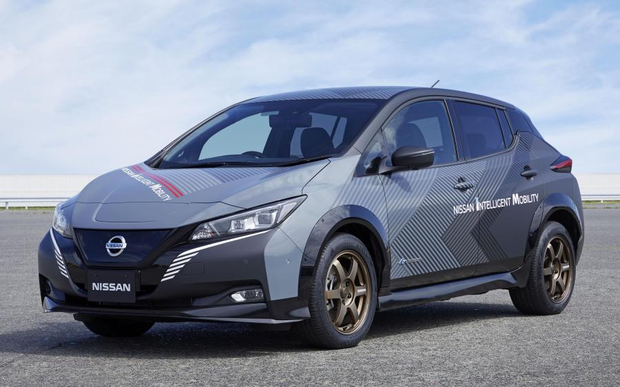 Nissan Leaf All-Wheel-Control Test Сar '2019